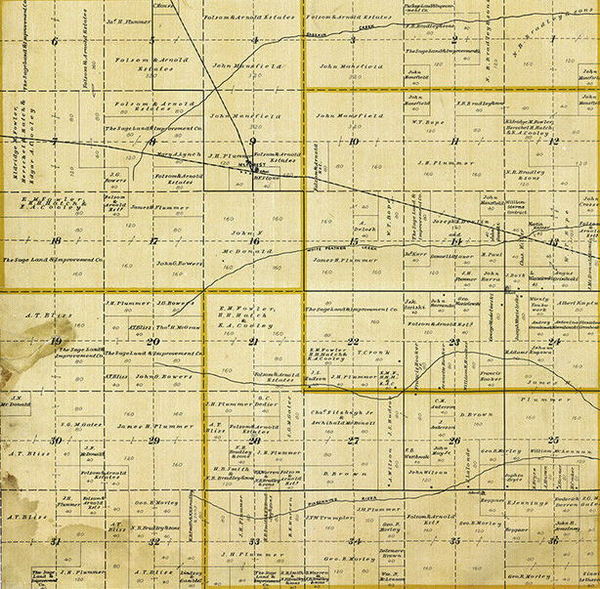 Mt Forest - 1896 Map